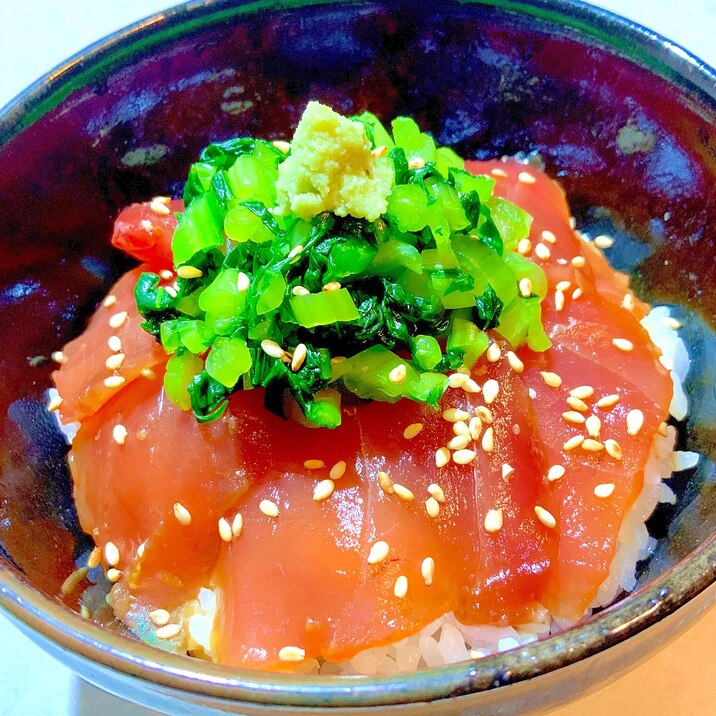 簡単！マグロの漬け丼☆彡